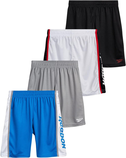 Boys' Athletic Shorts - Athletic Performance Basketball Shorts (4 Pack)